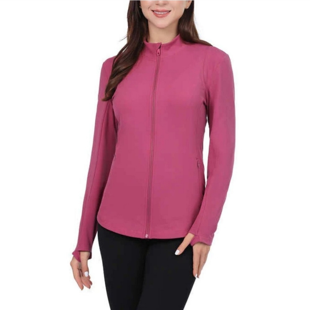 Spyder Active Sport Zip-up Jacket Women size Small Pink NWOT